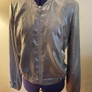 Silver Metallic Jacket